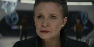 General Leia Carrie Fisher Star Wars The last Jedi