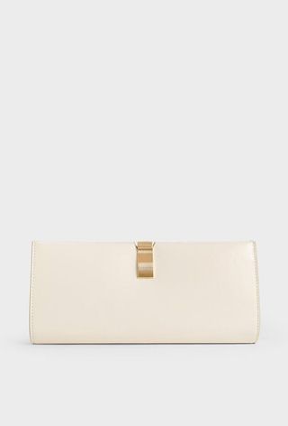 Charles & Keith Wisteria Metallic-Accent Clutch