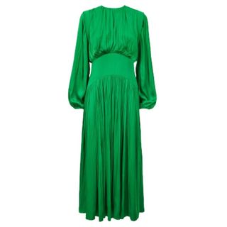 Reiss Florere Pleated Midi Dress