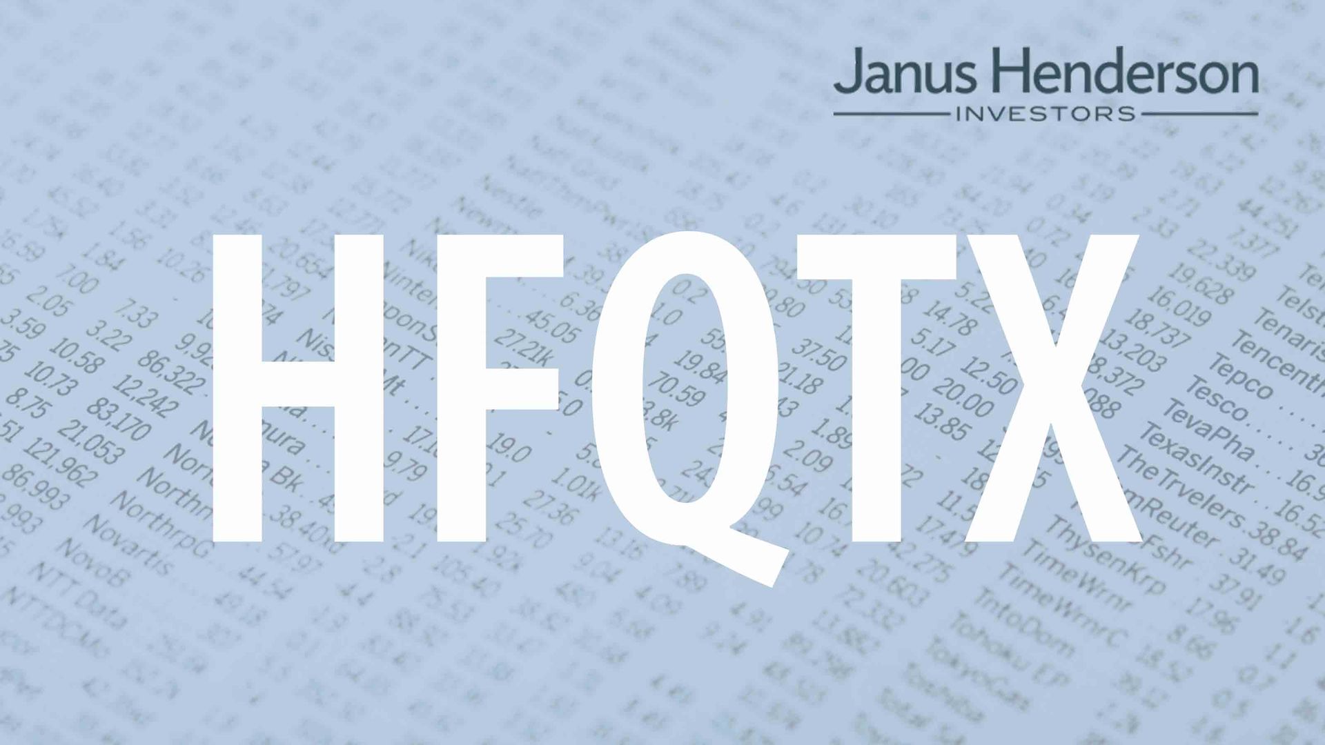 Janus Henderson Global Equity Income