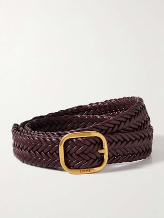 Woven Leather Belt