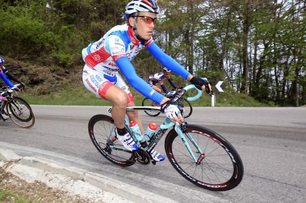 Alessandro De Marchi (Androni) in action.