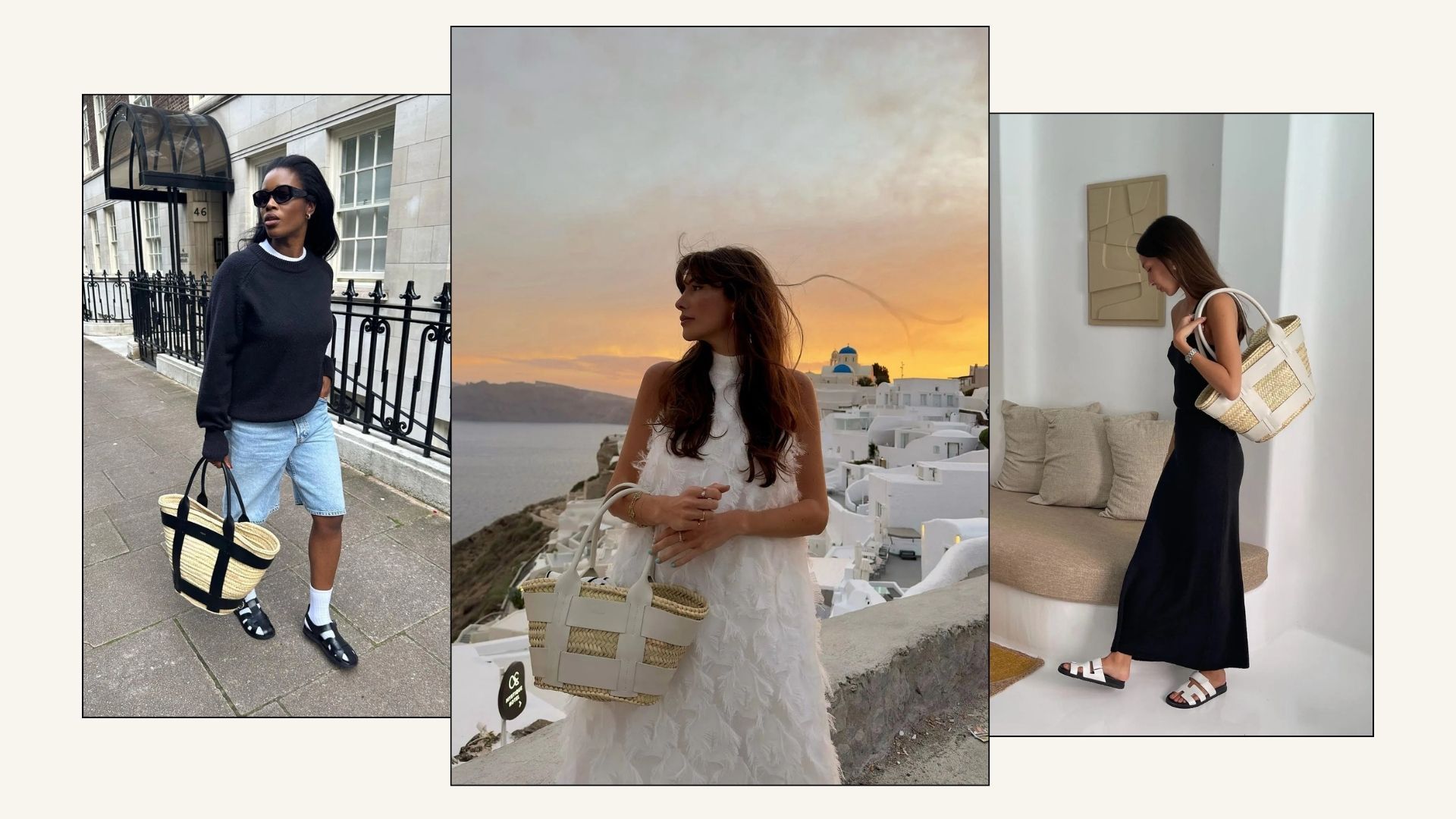 DEMELLIER かごバッグ MINI SANTORINI DEMELLIER デメリエー かごバッグ MINI SANTORINI ミニ