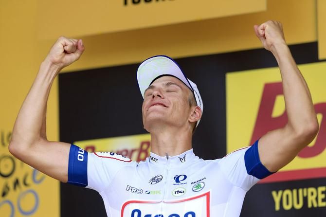 Marcel Kittel (Argos - Shimano) on the podium