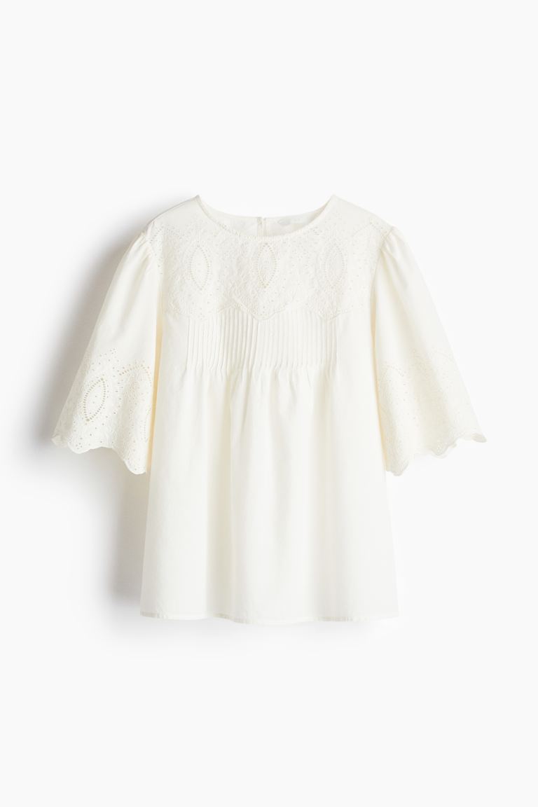 Broderie Anglaise Blouse