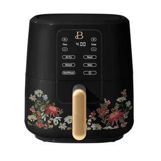 Beautiful 3 Qt Air Fryer With Turbocrisp Technology, Wildflower by Drew Barrymore, Black