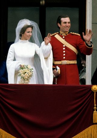 Princess Anne's wedding to Captain Mark Phillips