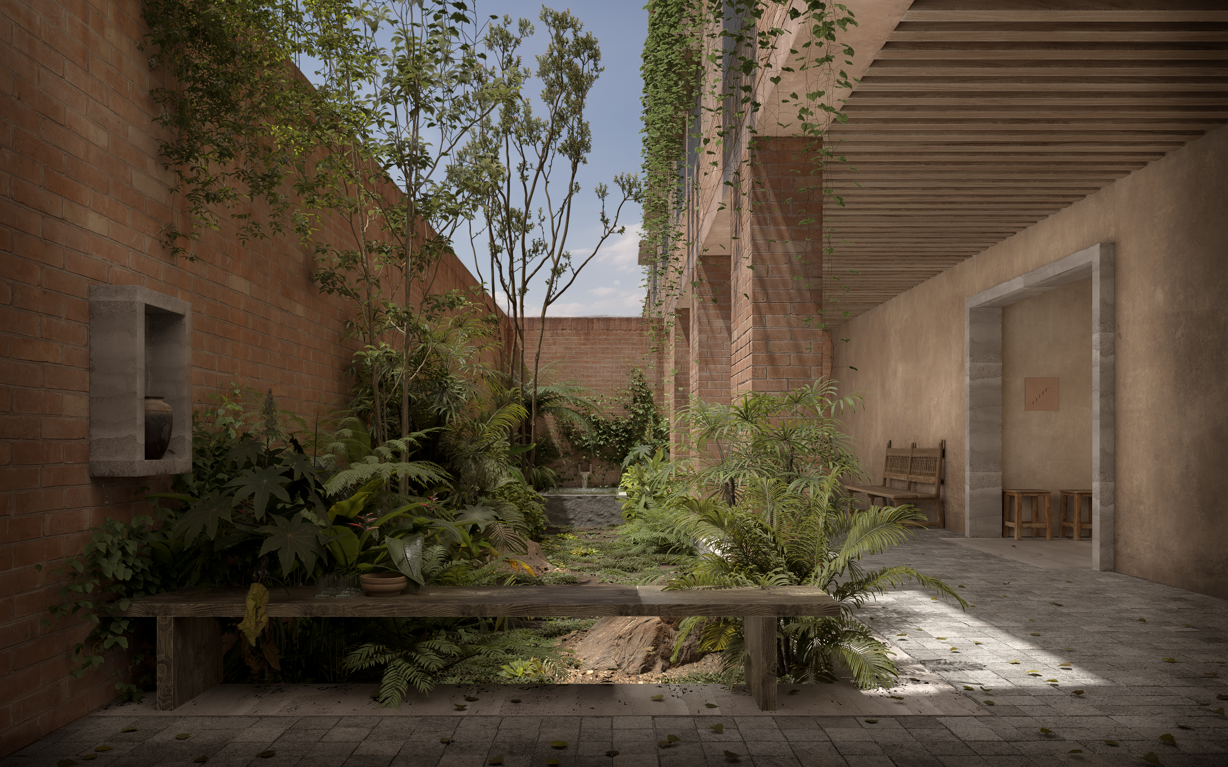 La Cruz de Huanacaxtle Apartments Entryway