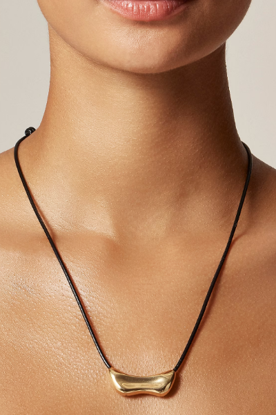 J.Crew , Leather Cord Pendant Necklace (Was $60)