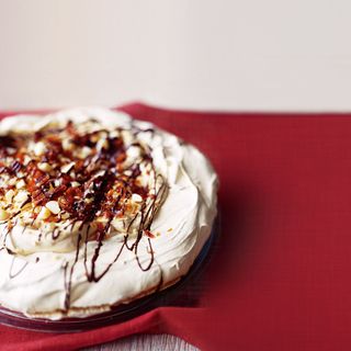 Coffee and Macadamia Nut Meringue