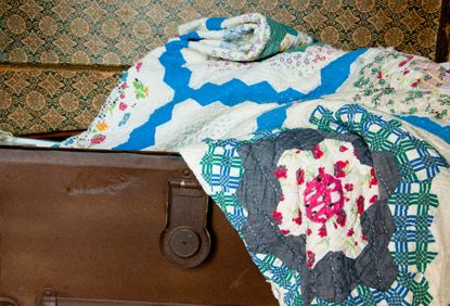 Quilt in a chest.