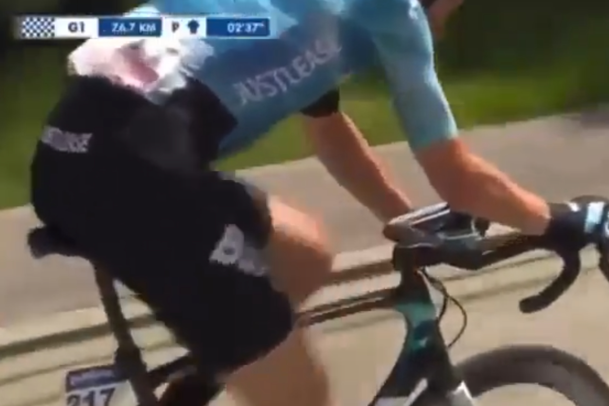 Crazy super-aero handlebars make a splash in breakaway at the Belgium ...