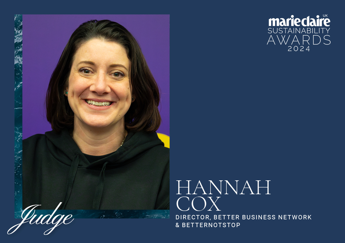 Marie Claire Sustainability Awards judges 2024 - Hannah Cox