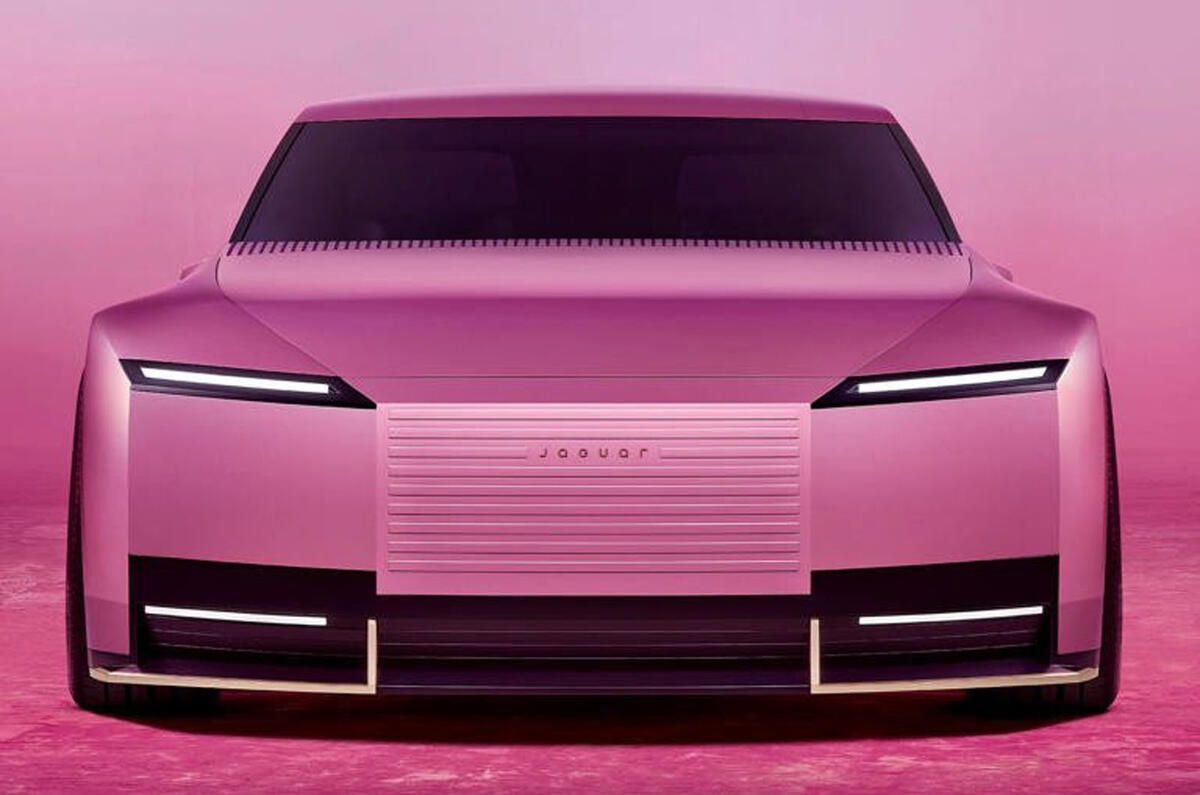 Jaguar concept car in pink