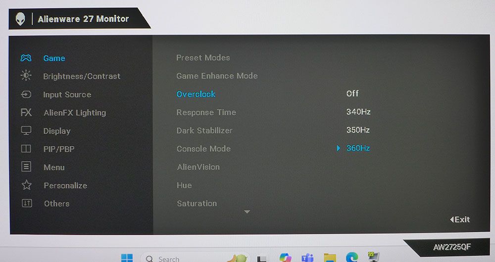 Alienware AW2725QF
