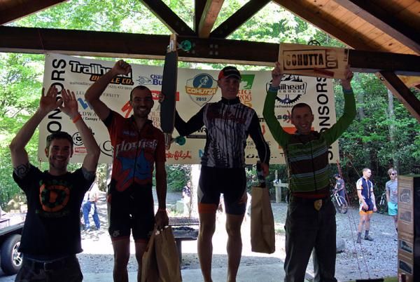 Cohutta 100 singlespeed podium