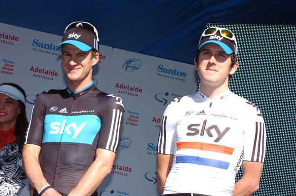 Michael Rogers and Geraint Thomas (Team Sky)