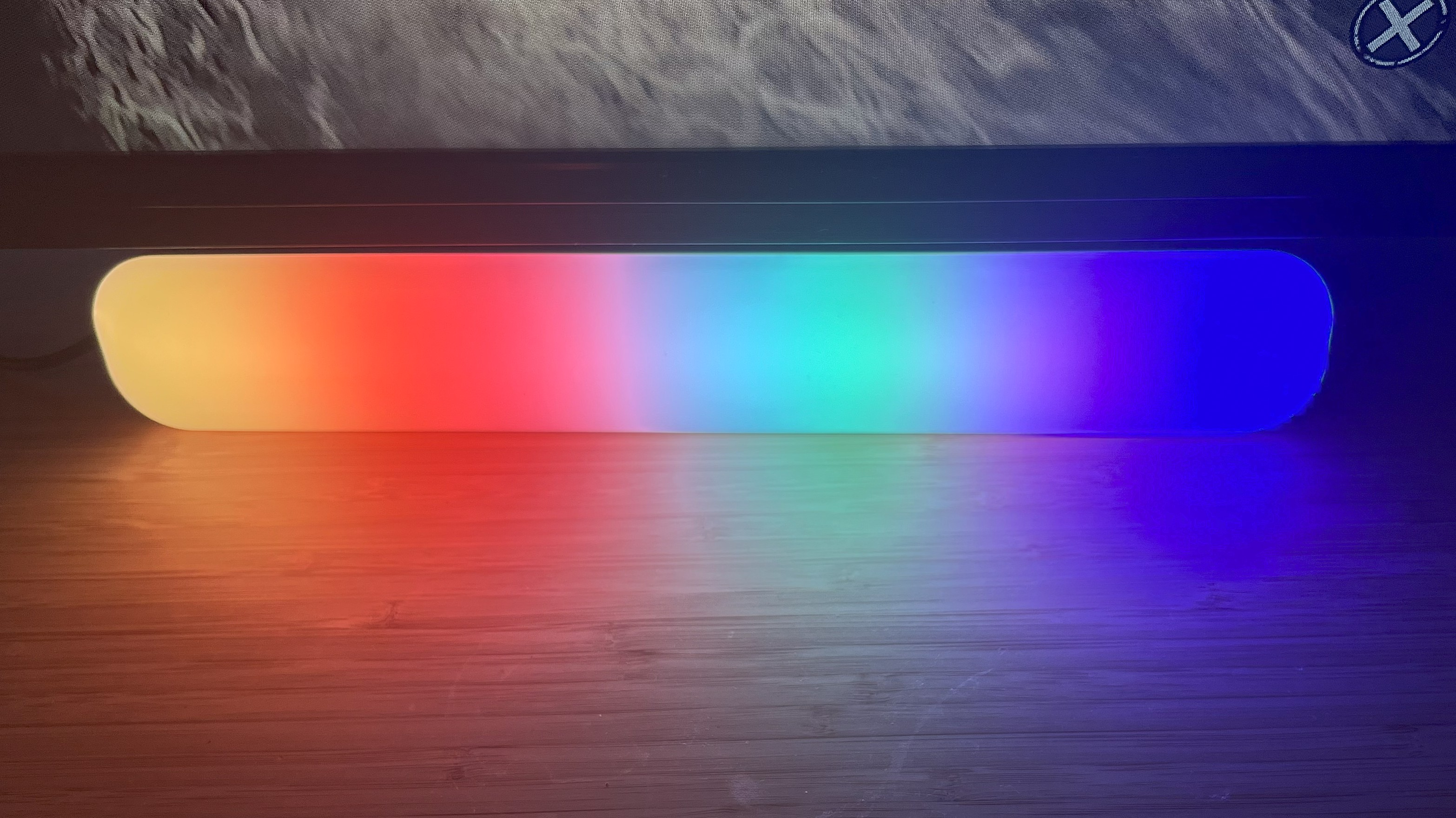 WiZ Gradient Light Bar with rainbow gradient