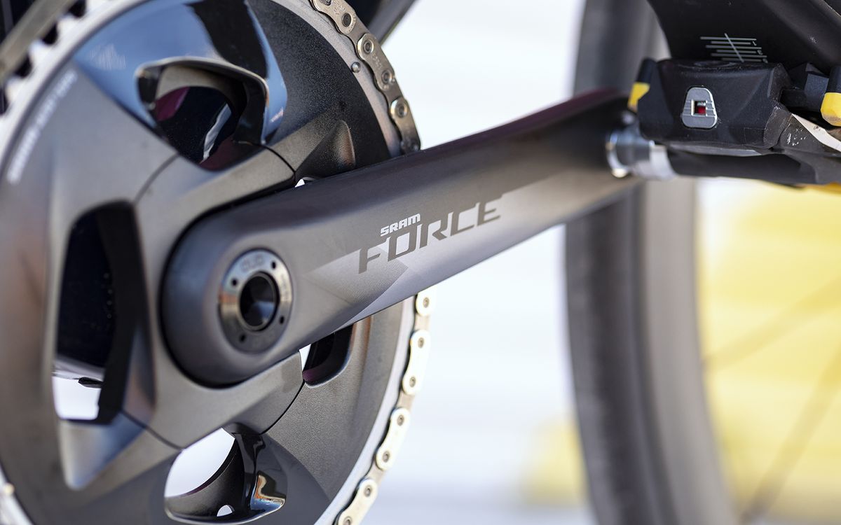 SRAM also offer the cranksets with integrated Quarq power meters