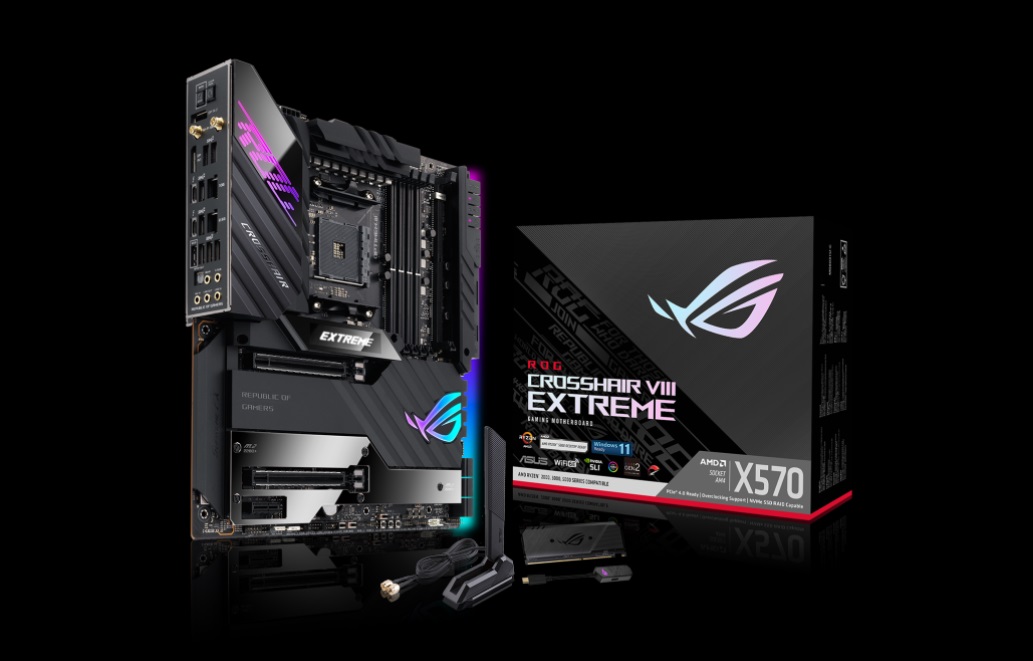 Best X570 Motherboard (if Price Is No Object): Asus ROG Crosshair VIII Extreme