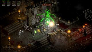 Diablo 2 Mephisto boss fight