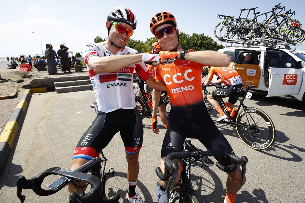 Alexander Kristoff (UAE Team Emirates) and Michael Schar (CCC Team) have competed in all ten editions of the Tour of Oman
