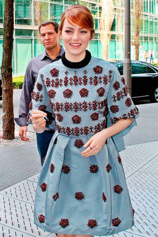 Emma Stone gets experimental with print