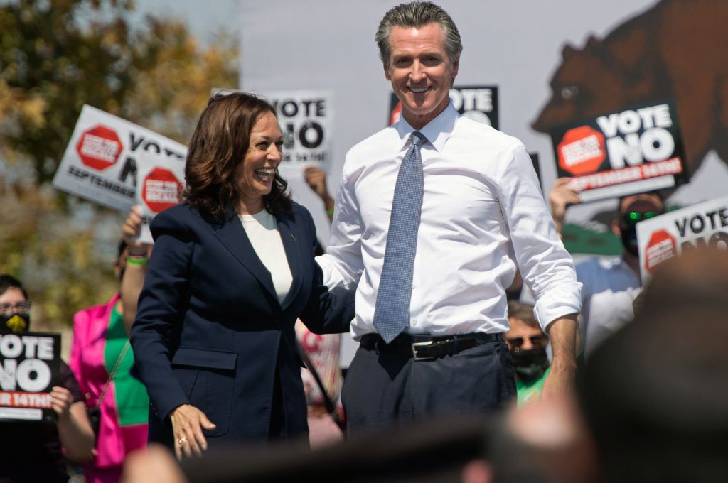 Kamala Harris, Gavin Newsom