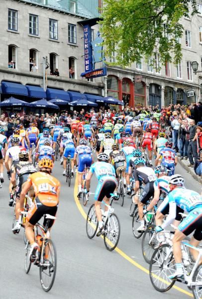 Struggling up the main climb