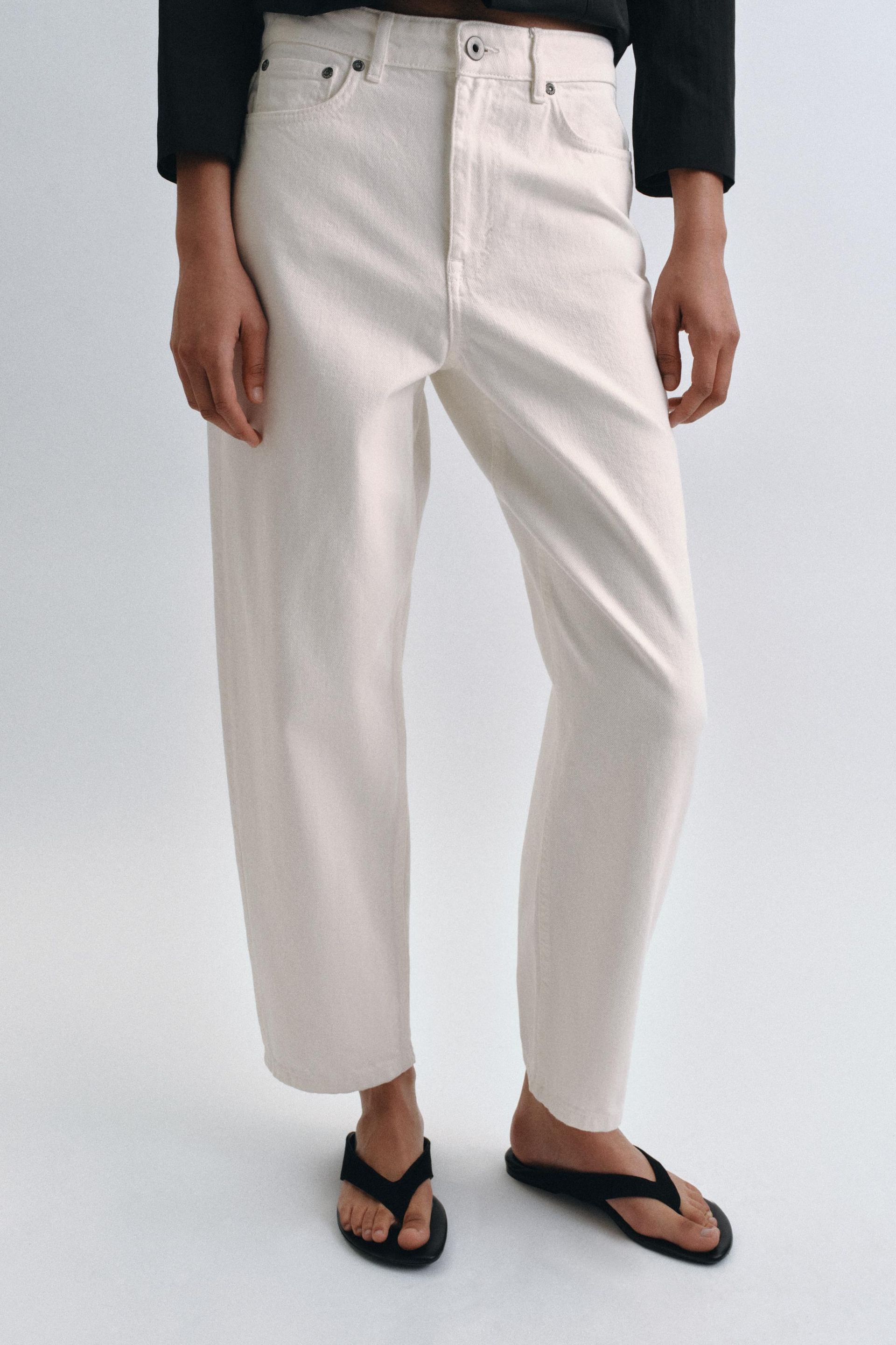 Zw Collection Tapered Mid-Rise Jeans