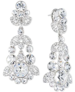 Givenchy Ornate Crystal Chandelier Earrings