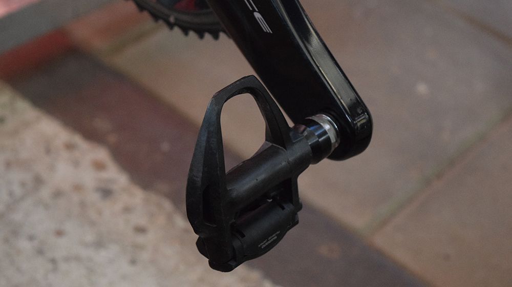 Van Avermaet's runs Shimano Dura-Ace R9100 pedals