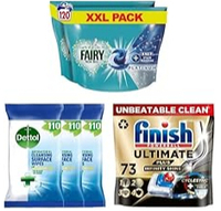 Home Essentials: up to 44% off Fairy, Finish, Dettol and more