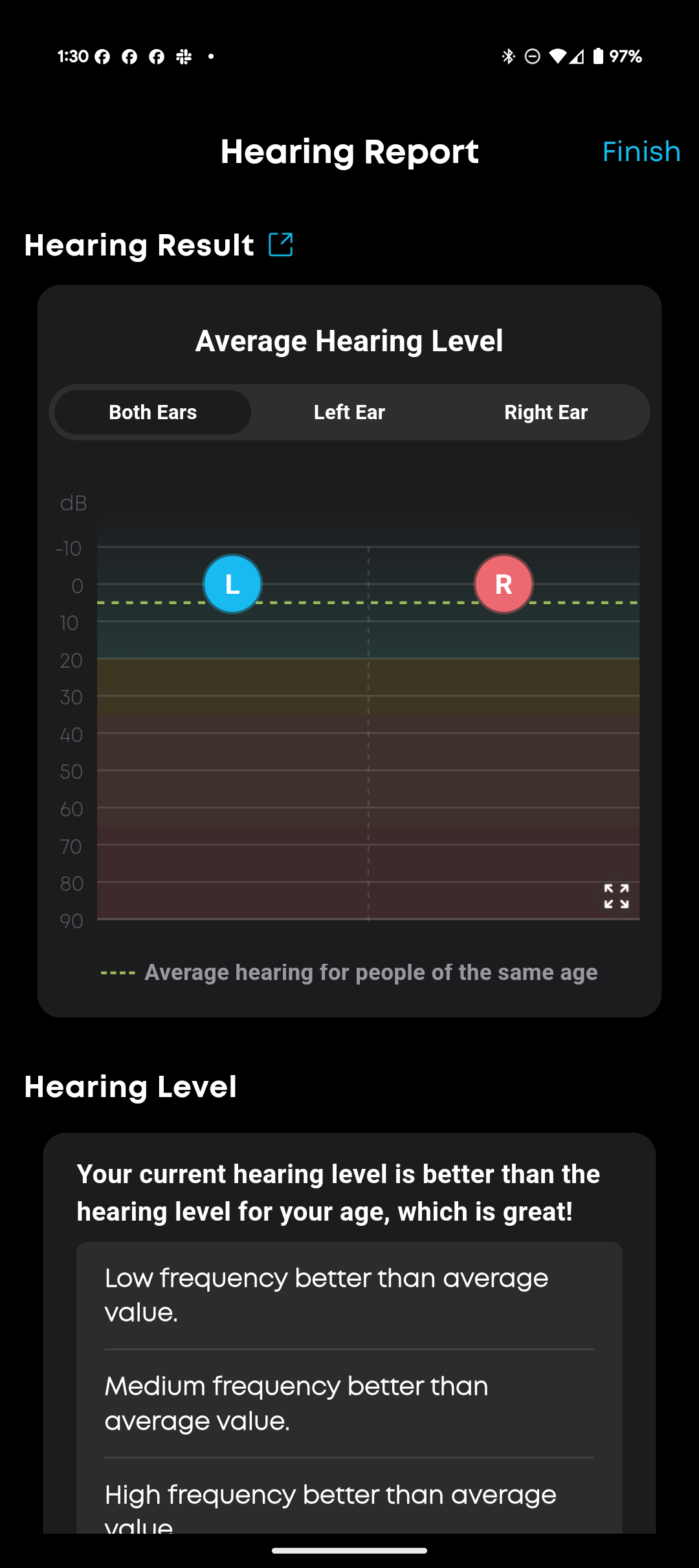 Anker Soundcore app showing various settings for the Liberty 4 Pro