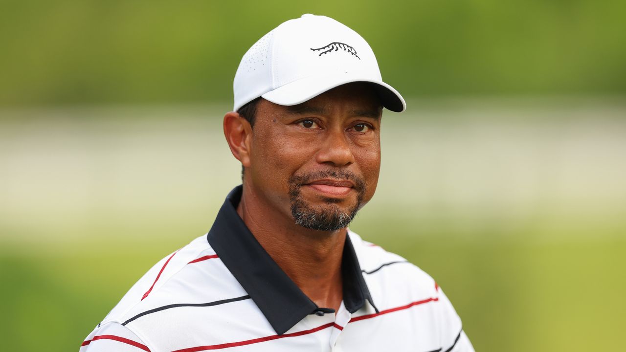 Tiger Woods during the second round of the PGA Championship