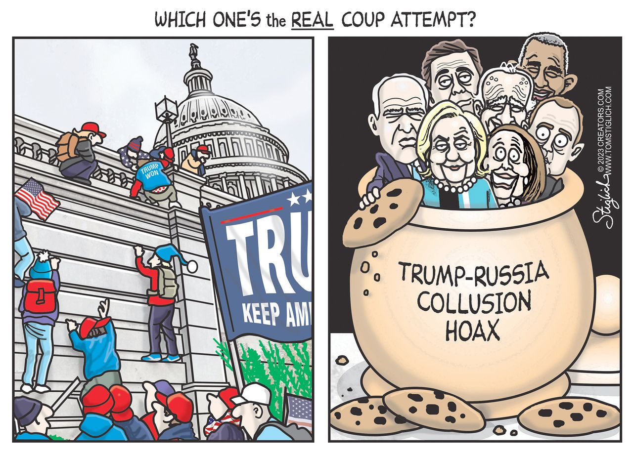 Political cartoon 