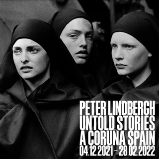 Exhibition poster for Peter Lindbergh