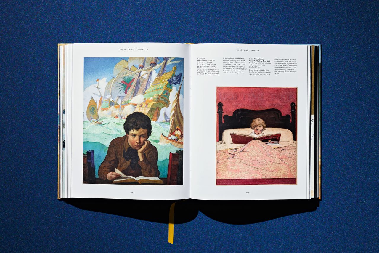 Spreads from Taschen's Lucas Museum of Narrative Art monograph