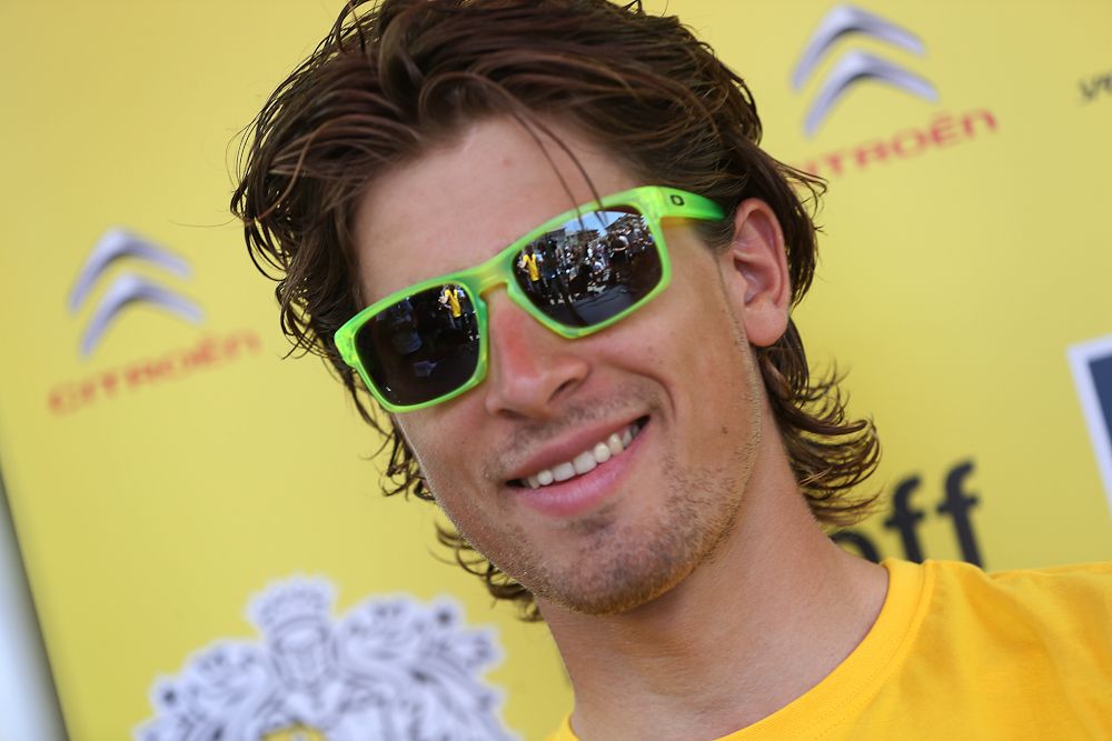 Peter Sagan looks relaxed on the rest day.