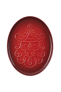 Le Creuset Noel Oval Holiday Cookie Platter $75