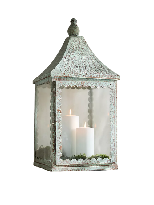 Scalloped Iron Lantern
