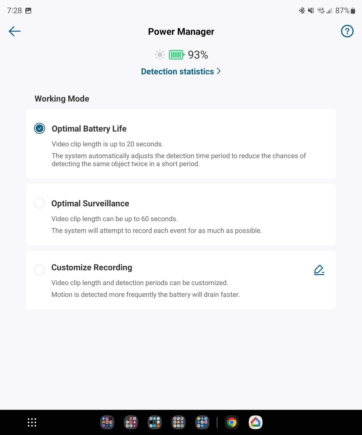 eufy Security app screenshots of SoloCam S40