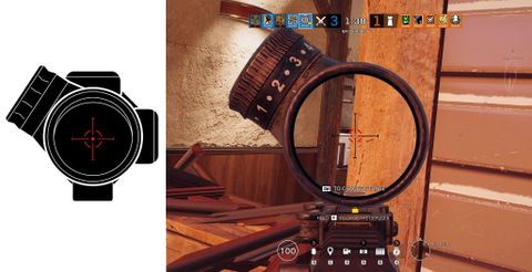 rainbow six siege acog sight rainbow six siege acog sight