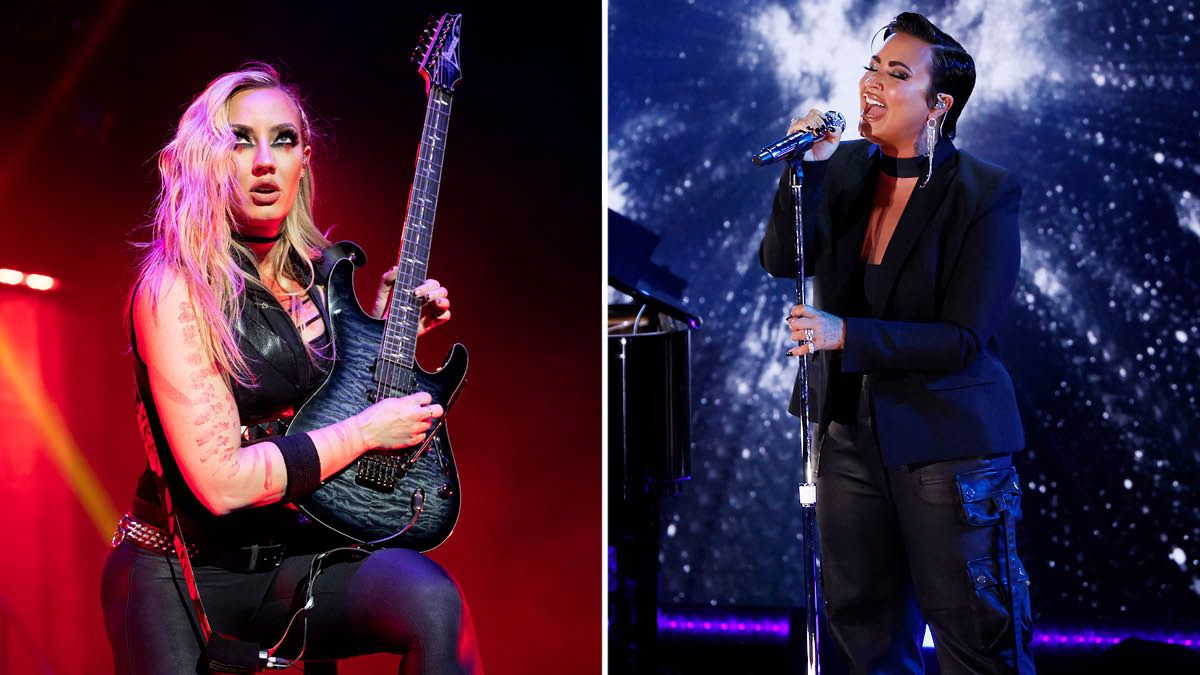 Nita Strauss and Demi Lovato