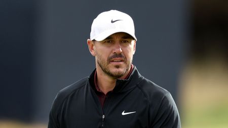 Brooks Koepka looks on during the 2024 Alfred Dunhill Links Championship