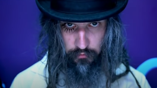 Rob Zombie in his "Never Gonna Stop" music video