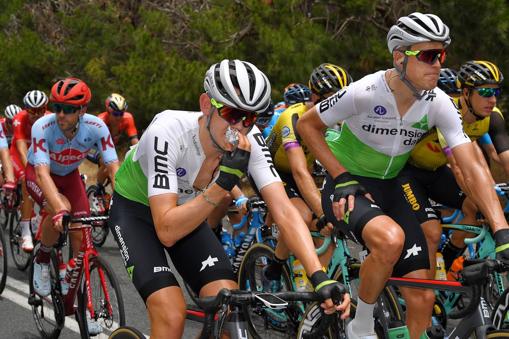 Lunchtime for Ben O'Connor and Lars Ytting Bak