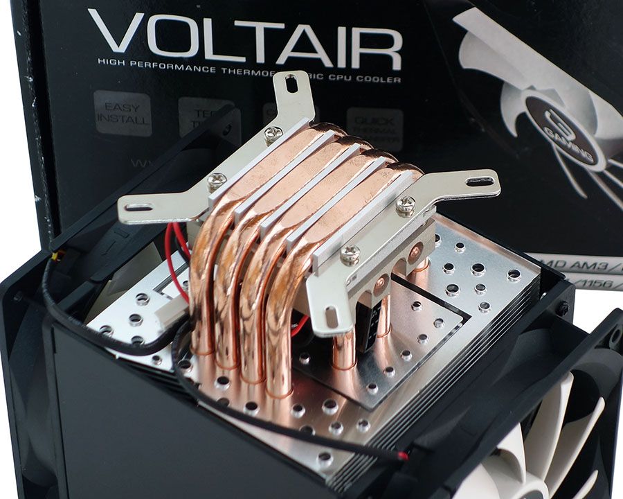 Building With The V3 Voltair V3 Voltair V3tec120 Fc01 Tec Cpu Cooler