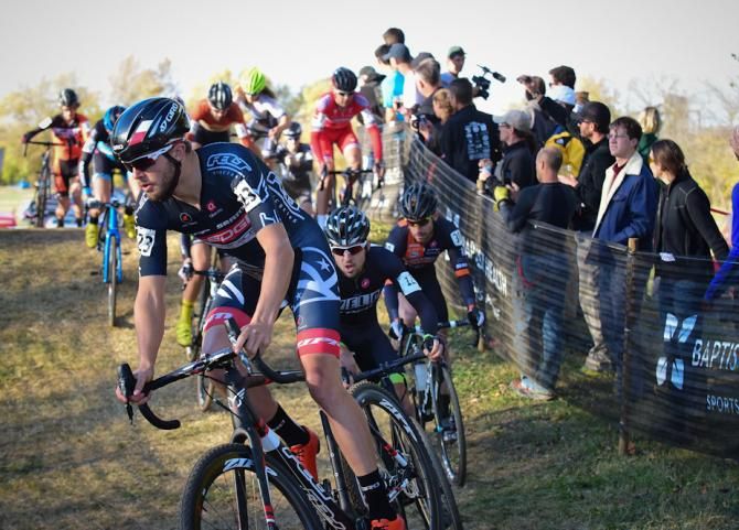 Danny Summerhill (K-Edge Felt) following Krughoff early in the race
