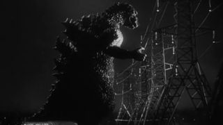 Godzilla stomps his way to Tokyo in Gojira